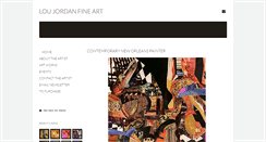 Desktop Screenshot of loujordanfineart.com
