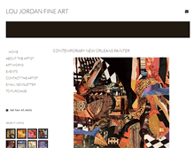 Tablet Screenshot of loujordanfineart.com